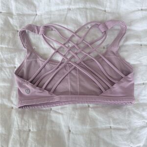 Lululemon Free to Be Wild Bra in Lavender Dew, Size 4